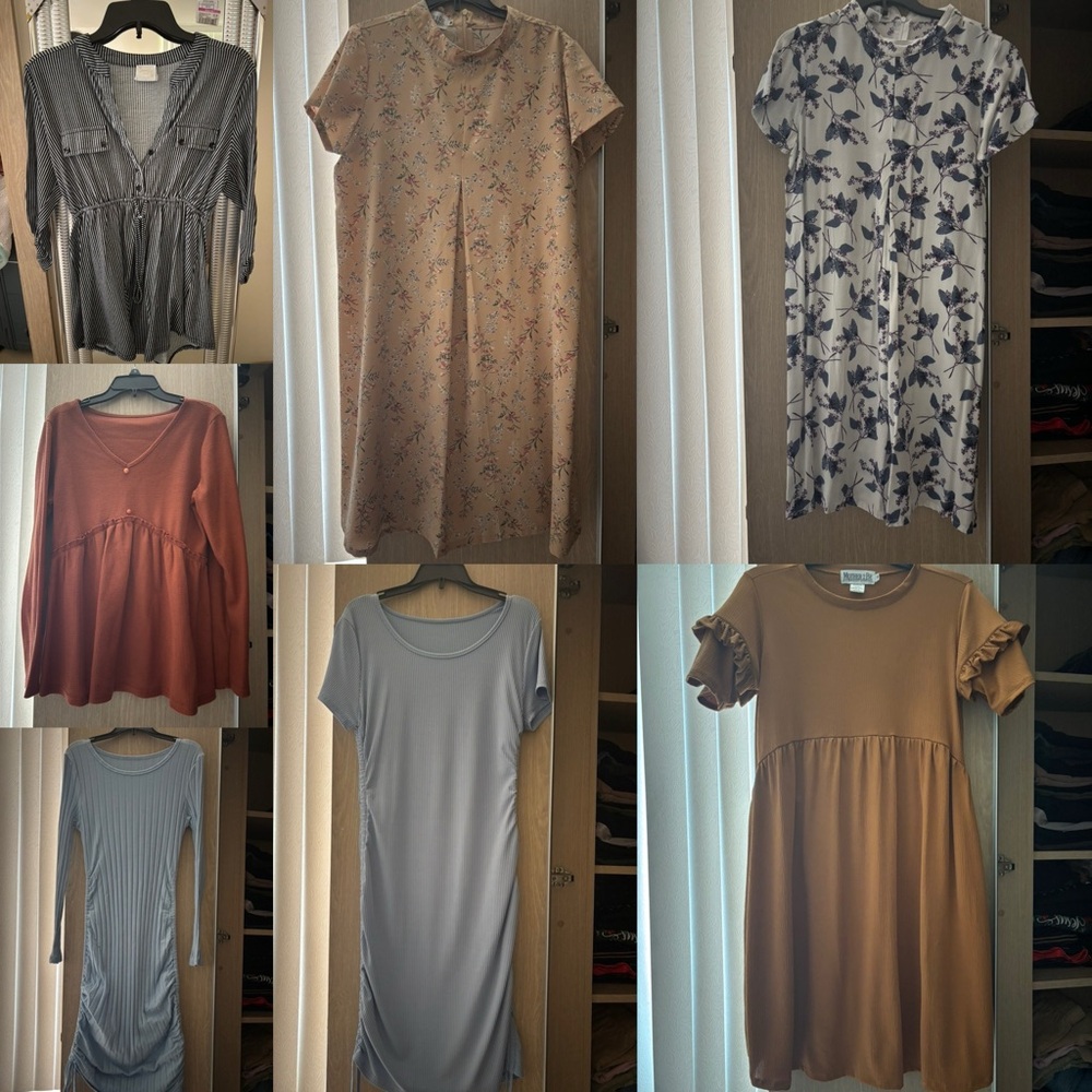 Maternity bundle dress/tops
